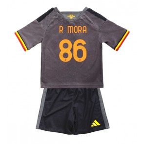 AS Roma Rodrigo Mora #86 Replika Tredje Tröja Barn 2026-27 Kortärmad (+ Korta byxor)